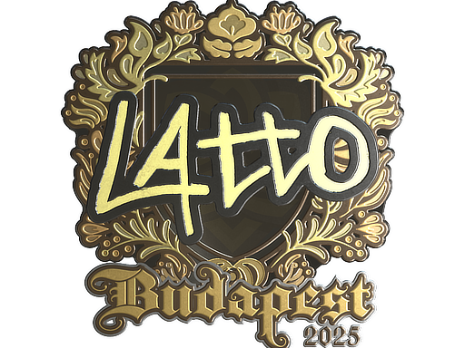 Sticker | latto (Gold) | Budapest 2025