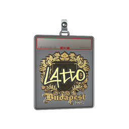 Sticker Slab | latto (Gold) | Budapest 2025