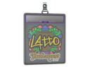 Sticker Slab | latto (Embroidered) | Budapest 2025