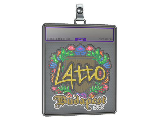 Sticker Slab | latto (Embroidered) | Budapest 2025