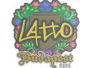 Sticker | latto (Embroidered) | Budapest 2025