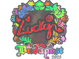 Sticker | Lucky (Holo) | Budapest 2025