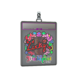 Sticker Slab | Lucky (Holo) | Budapest 2025