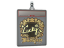 Sticker Slab | Lucky (Gold) | Budapest 2025