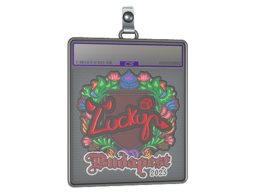 Sticker Slab | Lucky (Embroidered) | Budapest 2025