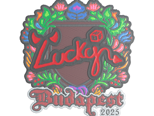 Sticker | Lucky (Embroidered) | Budapest 2025