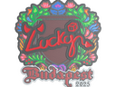 Sticker | Lucky (Embroidered) | Budapest 2025