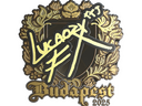 Sticker | Lucaozy (Gold) | Budapest 2025