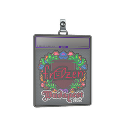 Sticker Slab | frozen (Embroidered) | Budapest 2025
