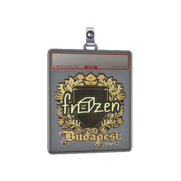 Sticker Slab | frozen (Gold) | Budapest 2025