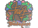Sticker | fEAR (Embroidered) | Budapest 2025