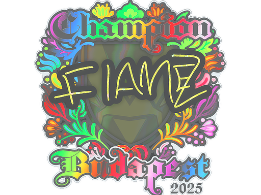 Sticker | FlameZ (Holo, Champion) | Budapest 2025