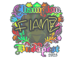 Sticker | FlameZ (Holo, Champion) | Budapest 2025