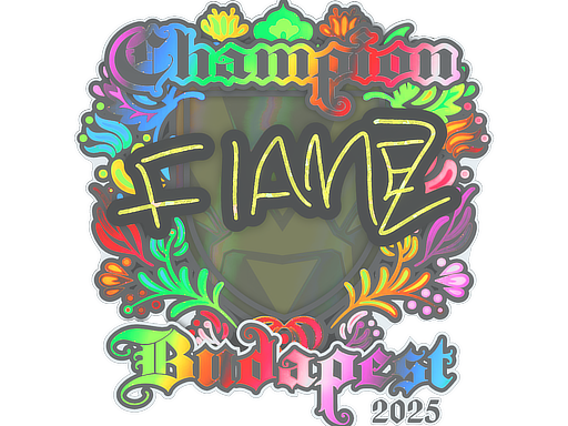 Sticker | FlameZ (Holo, Champion) | Budapest 2025