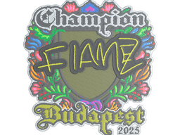Sticker | FlameZ (Embroidered, Champion) | Budapest 2025
