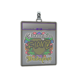 Sticker Slab | FlameZ (Embroidered, Champion) | Budapest 2025