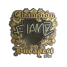 Sticker | FlameZ (Gold, Champion) | Budapest 2025