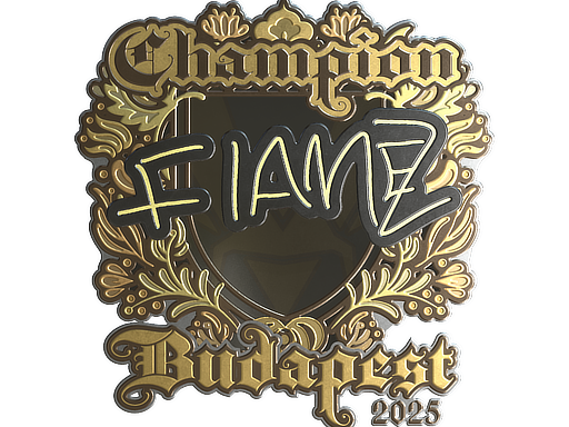 Sticker | FlameZ (Gold, Champion) | Budapest 2025