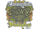 Sticker | FlameZ (Champion) | Budapest 2025