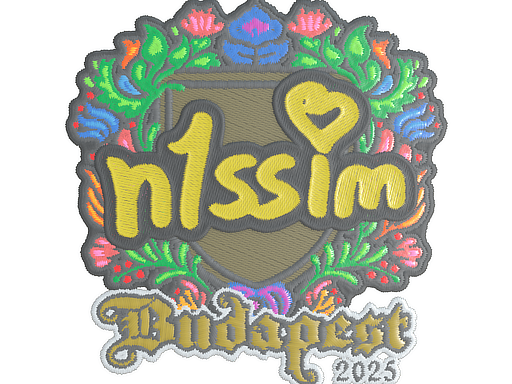 Sticker | n1ssim (Embroidered) | Budapest 2025