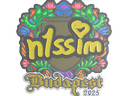 Sticker | n1ssim (Embroidered) | Budapest 2025