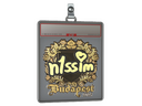 Sticker Slab | n1ssim (Gold) | Budapest 2025