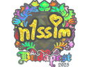 Sticker | n1ssim (Holo) | Budapest 2025