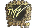 Sticker | NQZ (Gold) | Budapest 2025