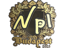 Sticker | npl (Gold) | Budapest 2025