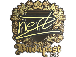 Sticker | NertZ (Gold) | Budapest 2025
