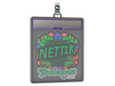 Sticker Slab | nettik (Embroidered) | Budapest 2025