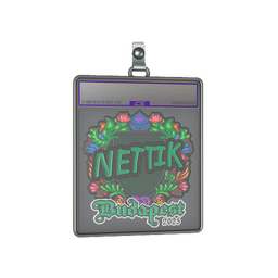 Sticker Slab | nettik (Embroidered) | Budapest 2025