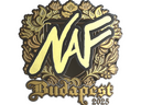 Sticker | NAF (Gold) | Budapest 2025