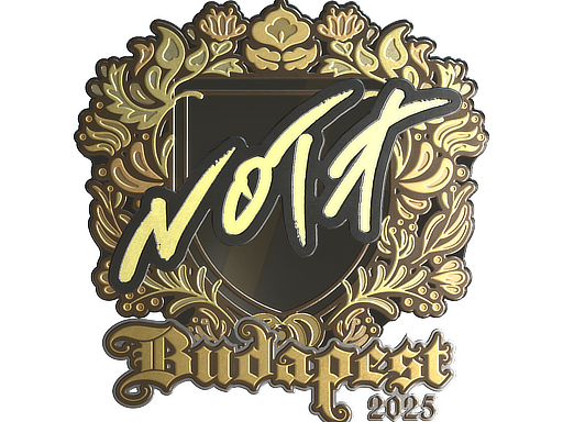 Sticker | nota (Gold) | Budapest 2025