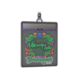 Sticker Slab | noway (Embroidered) | Budapest 2025