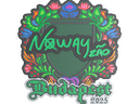 Sticker | noway (Embroidered) | Budapest 2025