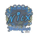 Sticker | nicx | Budapest 2025