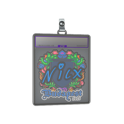 Sticker Slab | nicx (Embroidered) | Budapest 2025