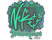 Sticker | NiKo | Budapest 2025