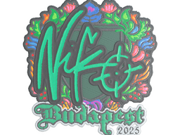 Sticker | NiKo (Embroidered) | Budapest 2025