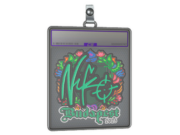 Sticker Slab | NiKo (Embroidered) | Budapest 2025