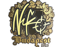 Sticker | NiKo (Gold) | Budapest 2025