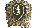 Sticker | nin9 (Gold) | Budapest 2025