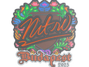 Sticker | nitr0 (Embroidered) | Budapest 2025