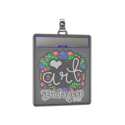 Sticker Slab | arT (Embroidered) | Budapest 2025