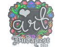Sticker | arT (Embroidered) | Budapest 2025