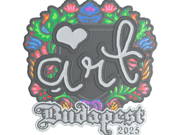Sticker | arT (Embroidered) | Budapest 2025