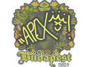 Sticker | apEX | Budapest 2025