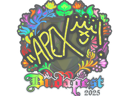 Sticker | apEX (Holo) | Budapest 2025