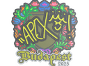 Sticker | apEX (Embroidered) | Budapest 2025